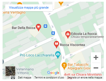 Mappa Rocca di Lacchiarella